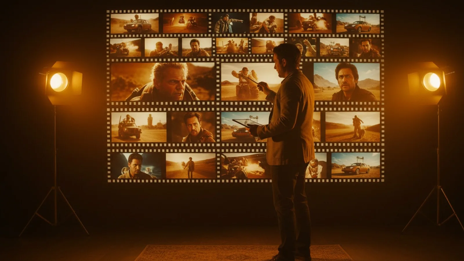 Reviewing AI movie scenes for better results