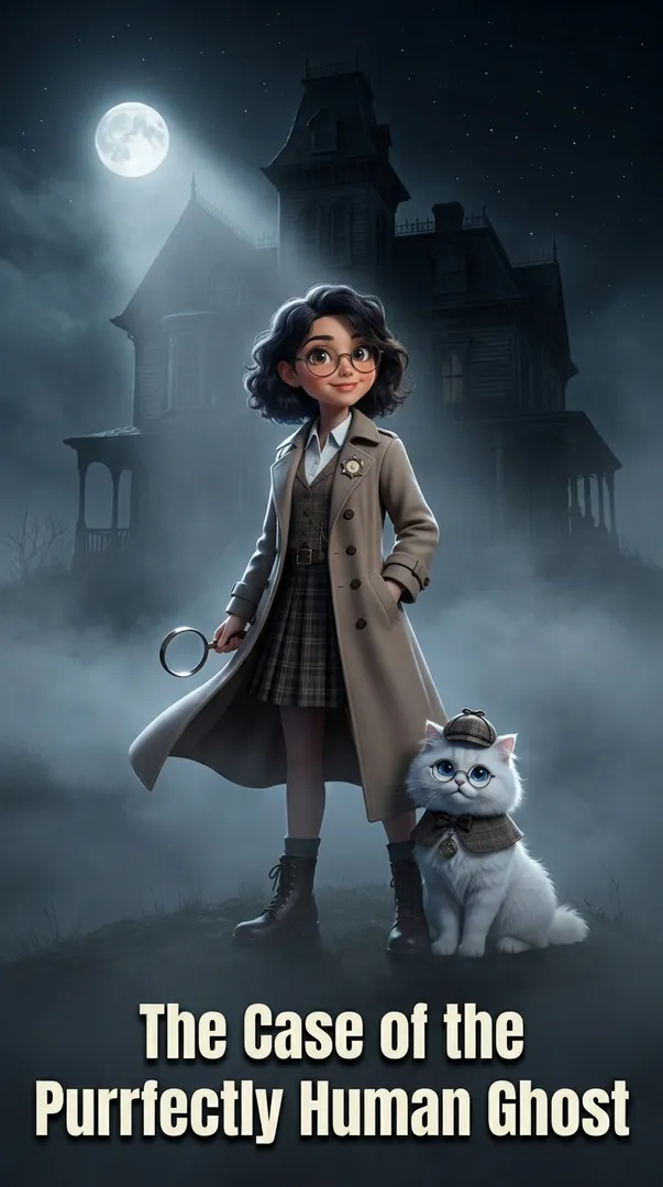 The Case of the Purrfectly Human Ghost