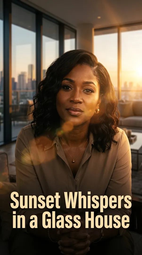 Sunset Whispers in a Glass House