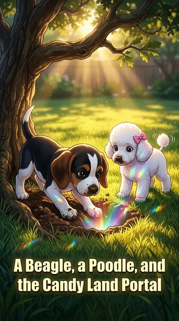 A Beagle, a Poodle, and the Candy Land Portal