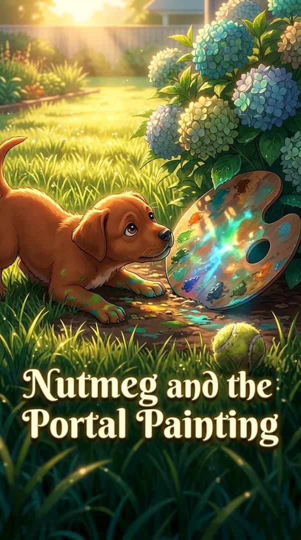 Nutmeg and the Portal Painting