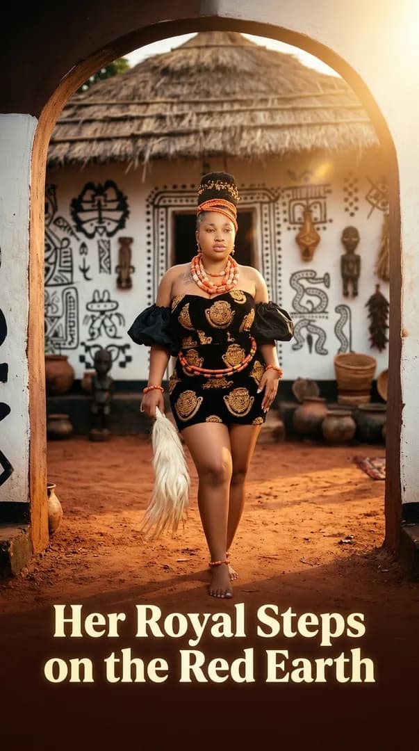 Her Royal Steps on the Red Earth