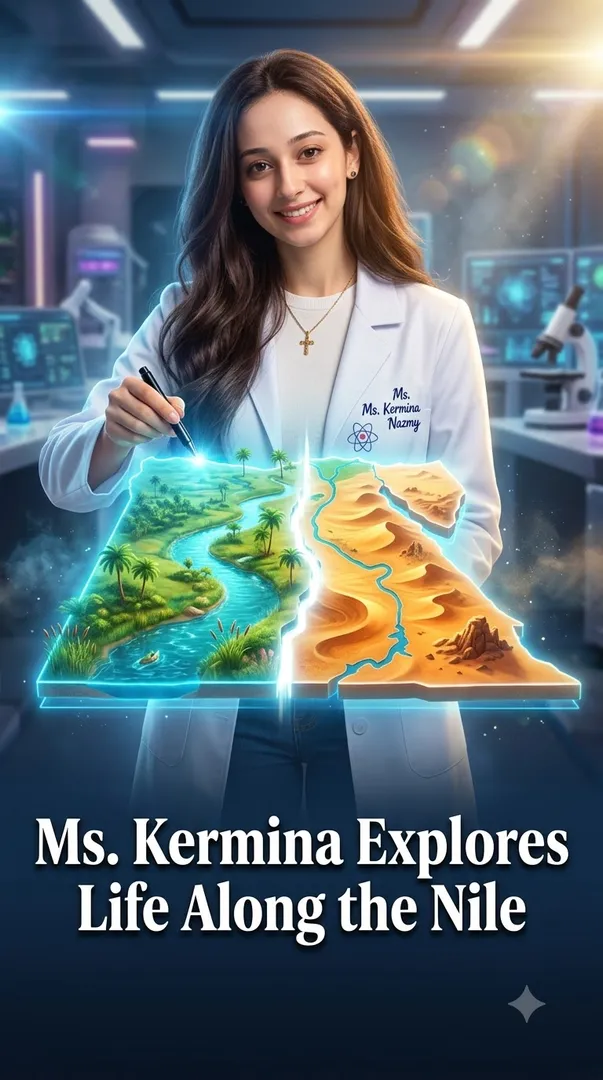 Ms. Kermina Explores Life Along the Nile