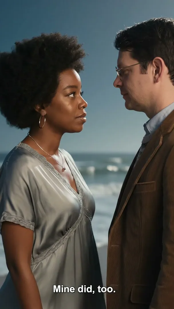 Moonlight Proposal on the Shore