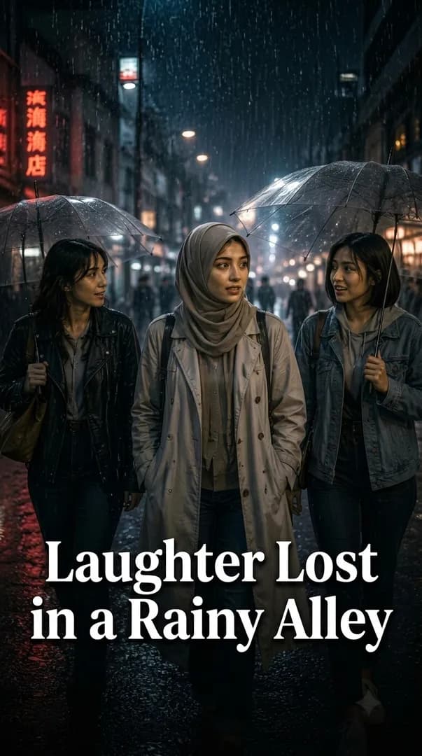 Laughter Lost in a Rainy Alley