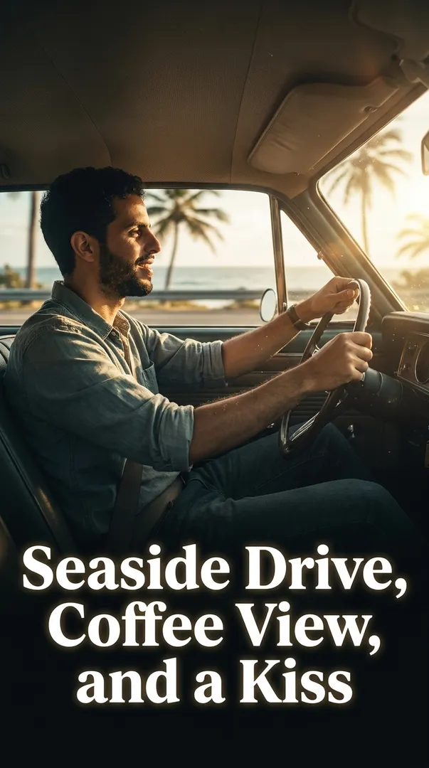Seaside Drive, Coffee View, and a Kiss