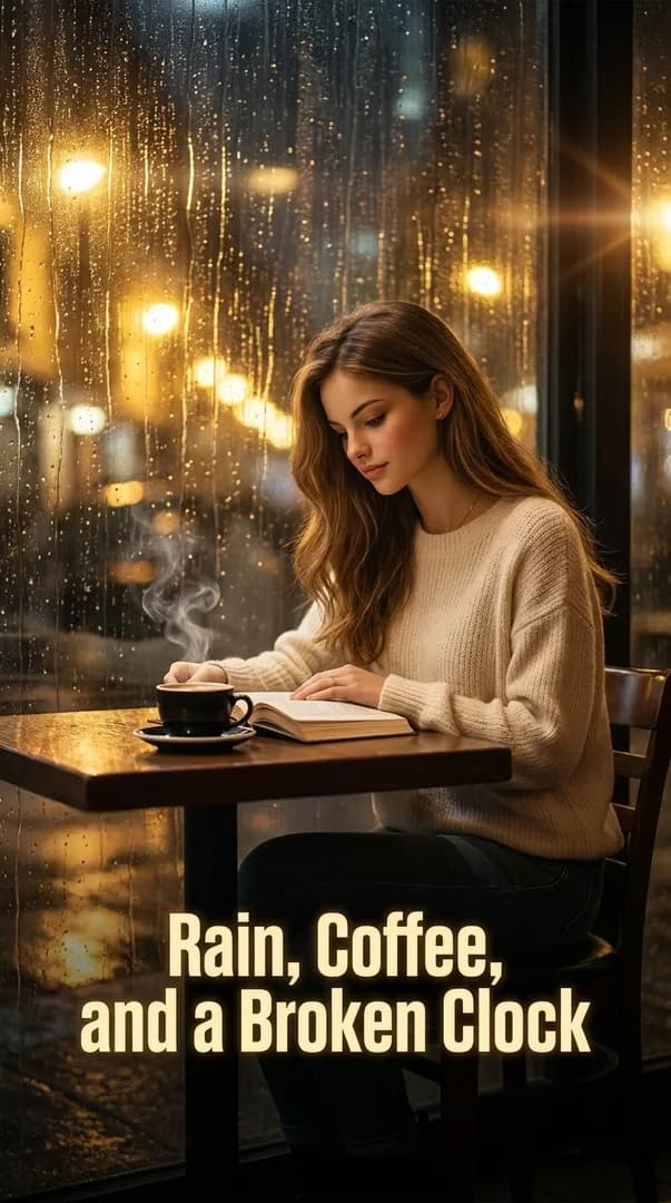Rain, Coffee, and a Broken Clock