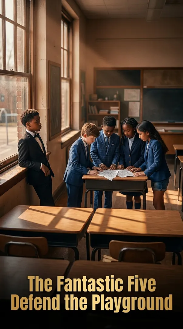 The Fantastic Five Defend the Playground