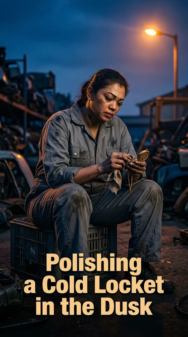 Polishing a Cold Locket in the Dusk