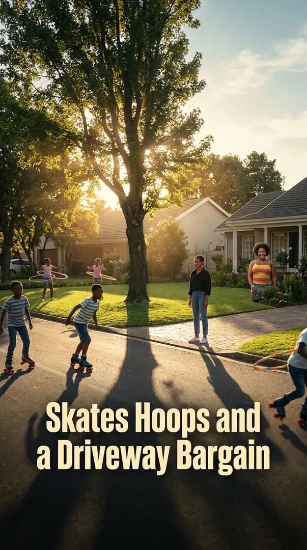 Skates Hoops and a Driveway Bargain