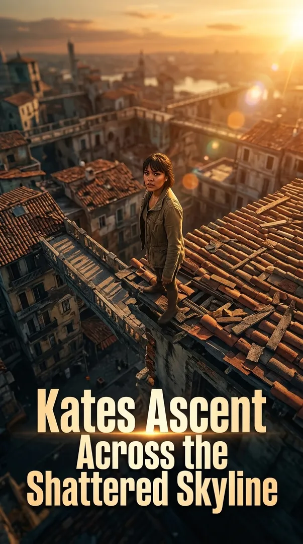 Kates Ascent Across the Shattered Skyline