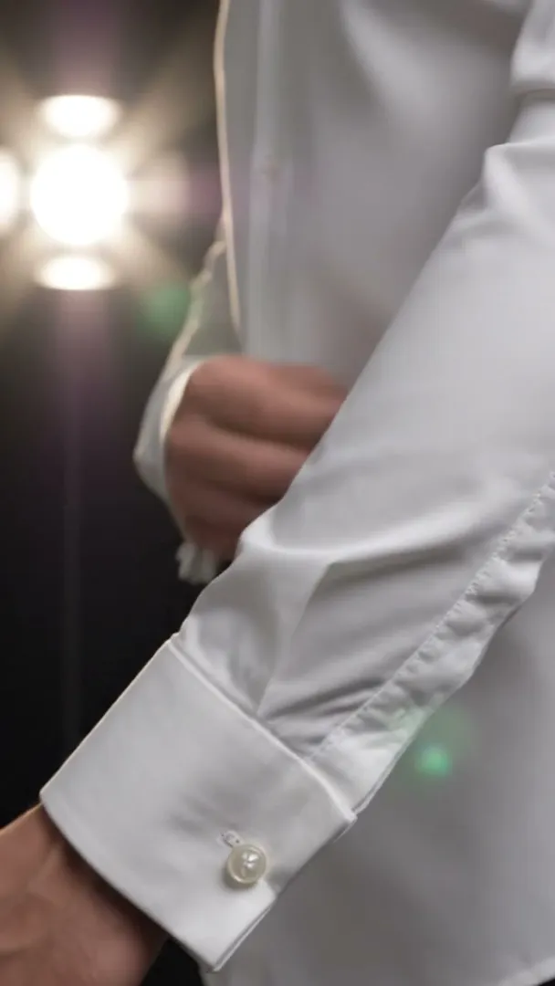 The Fabric of Form: A Man's Silhouette