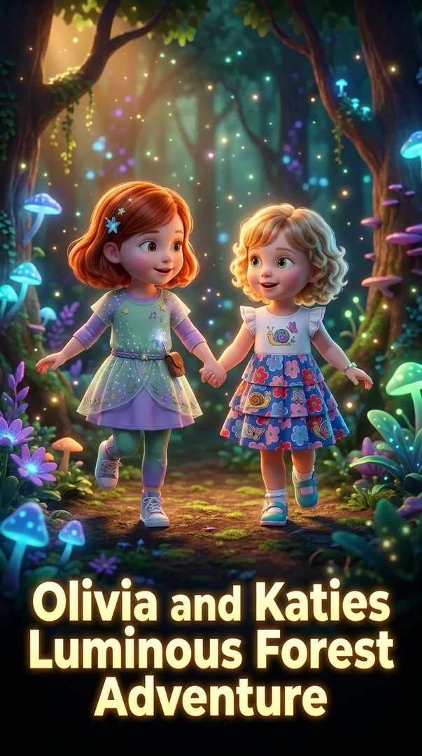 Olivia and Katies Luminous Forest Adventure