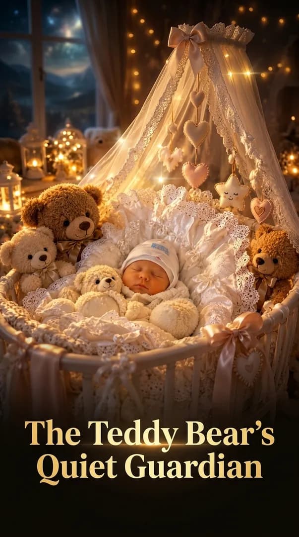 The Teddy Bear's Quiet Guardian