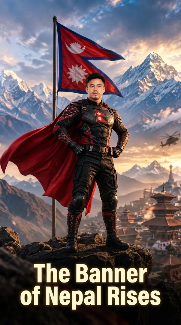 The Banner of Nepal Rises