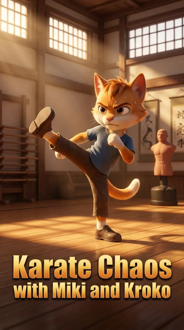 Karate Chaos with Miki and Kroko