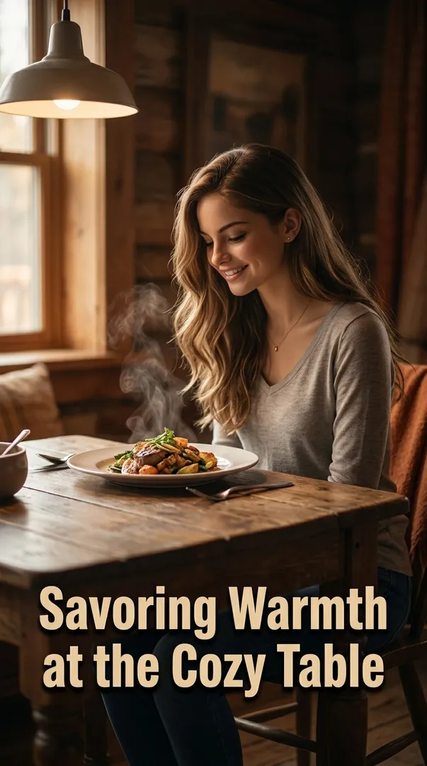 Savoring Warmth at the Cozy Table