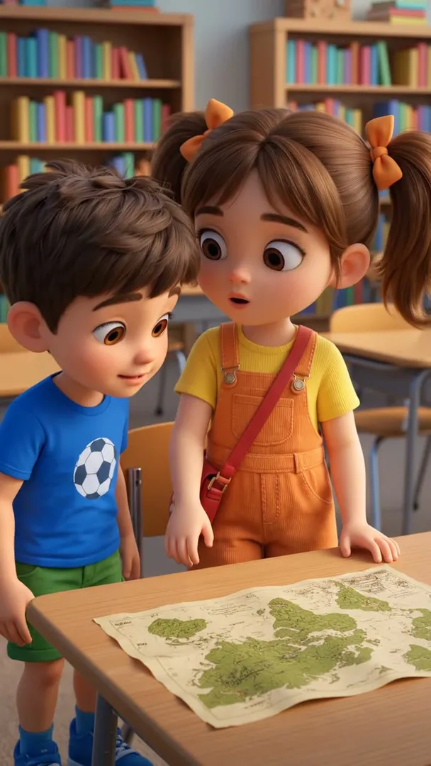 Lilly and Leo's Lost Treasure Map