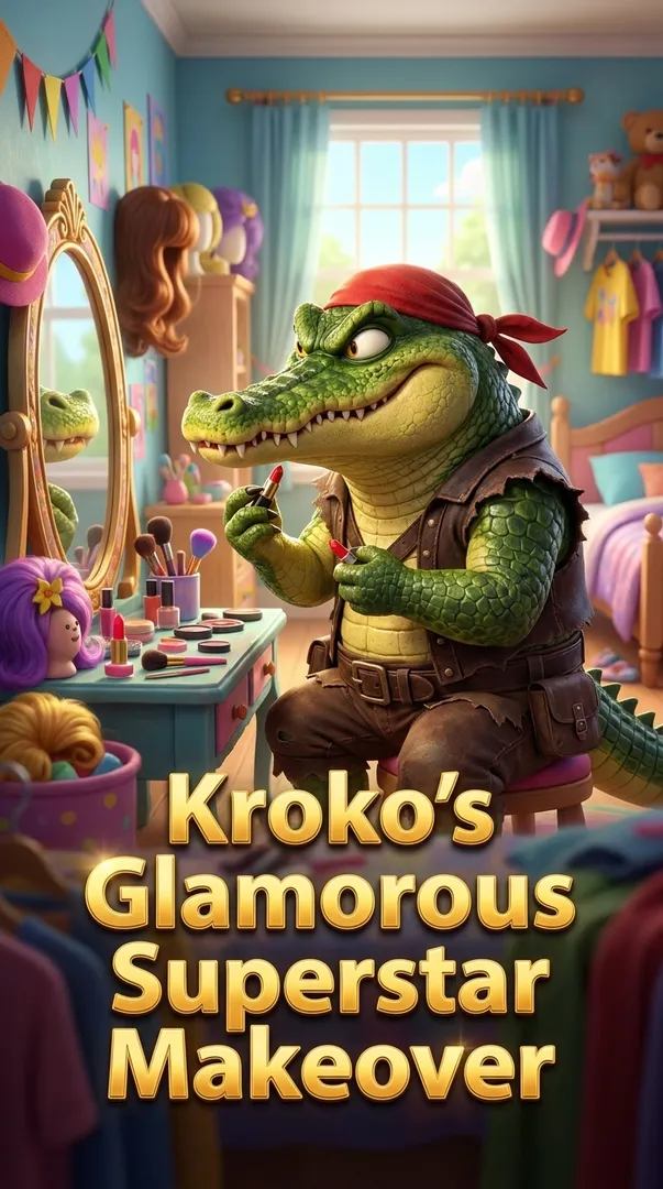 Kroko's Glamorous Superstar Makeover