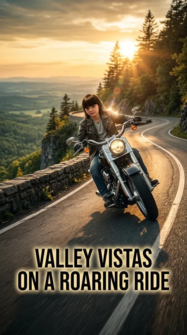 Valley Vistas on a Roaring Ride