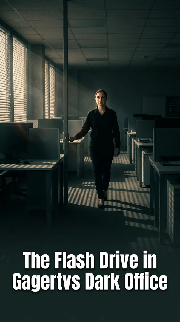 The Flash Drive in Gagertvs Dark Office