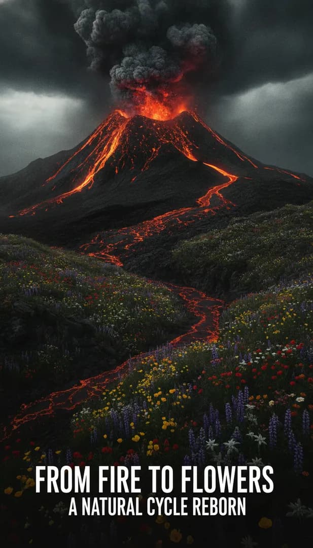 From Fire to Flowers A Natural Cycle Reborn