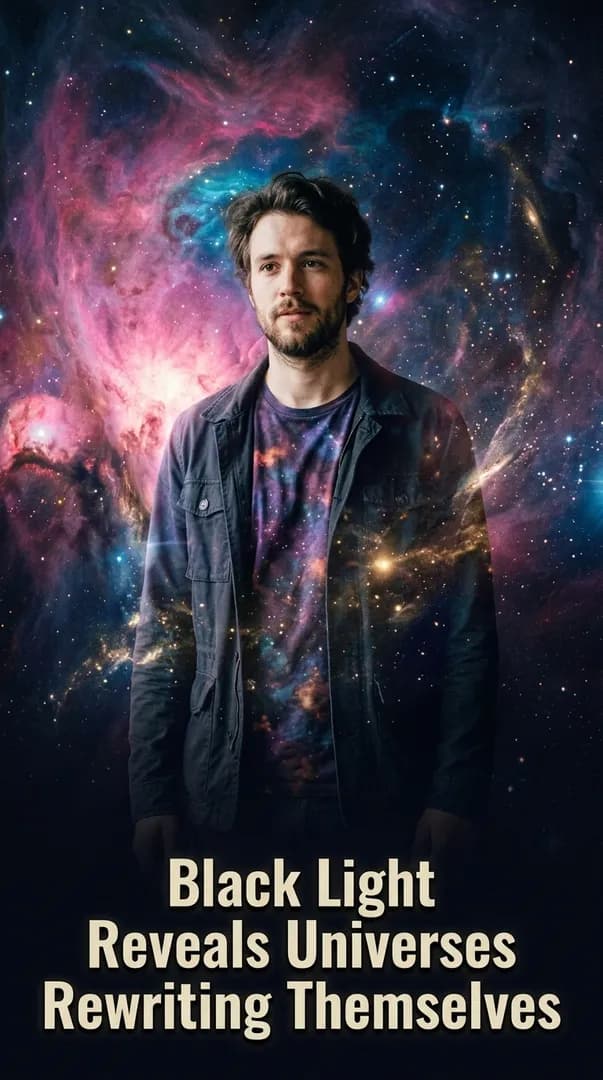Black Light Reveals Universes Rewriting Themselves