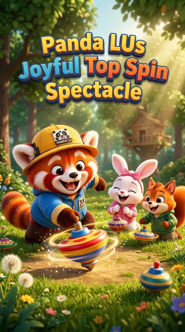 Panda LUs Joyful Top Spin Spectacle