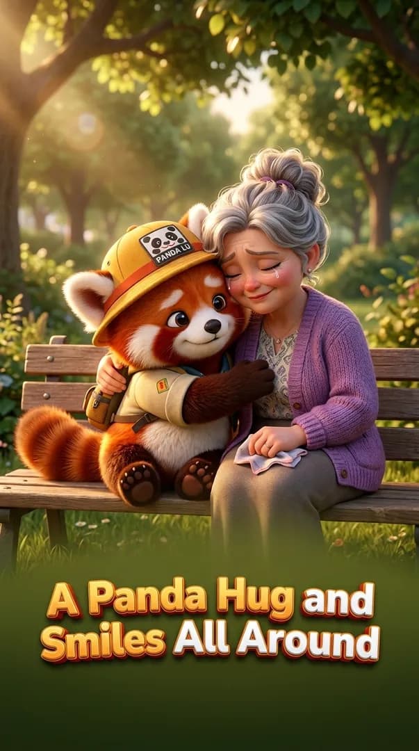A Panda Hug and Smiles All Around