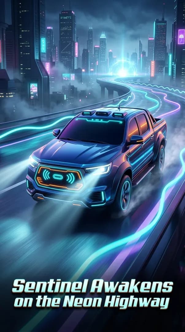Sentinel Awakens on the Neon Highway