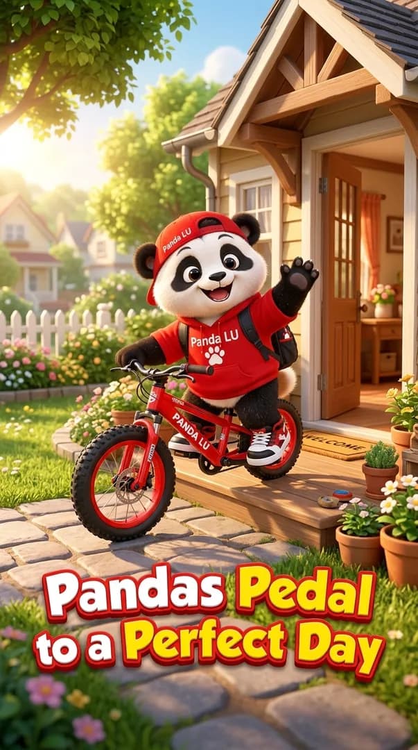 Pandas Pedal to a Perfect Day