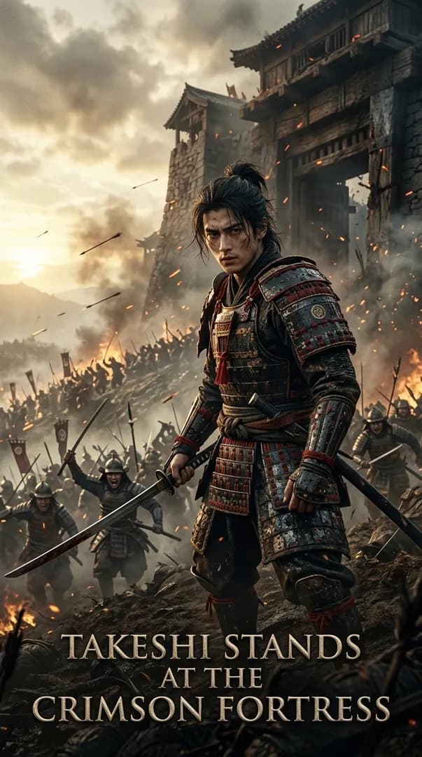 Takeshi Stands at the Crimson Fortress