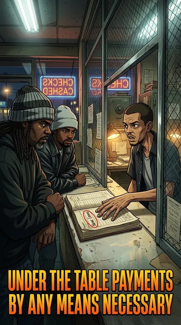 Under the Table Payments by Any Means Necessary