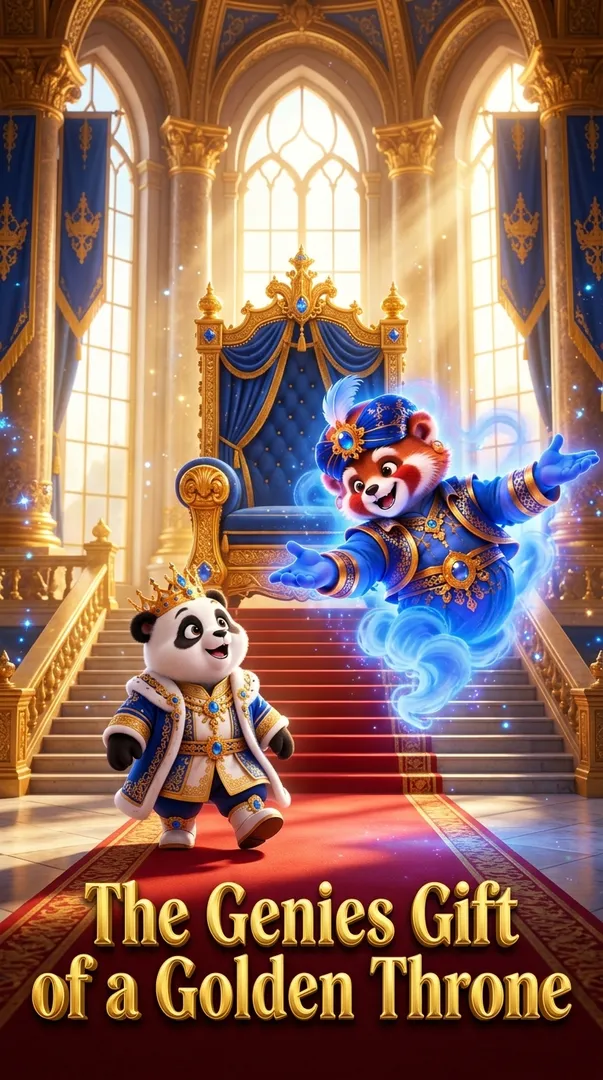 The Genies Gift of a Golden Throne