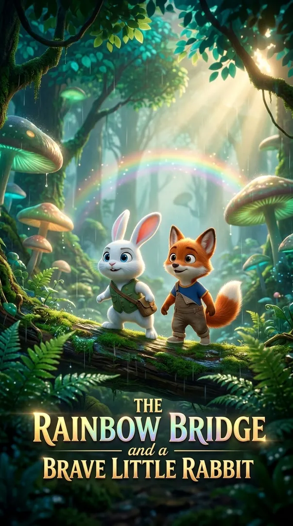 The Rainbow Bridge and a Brave Little Rabbit