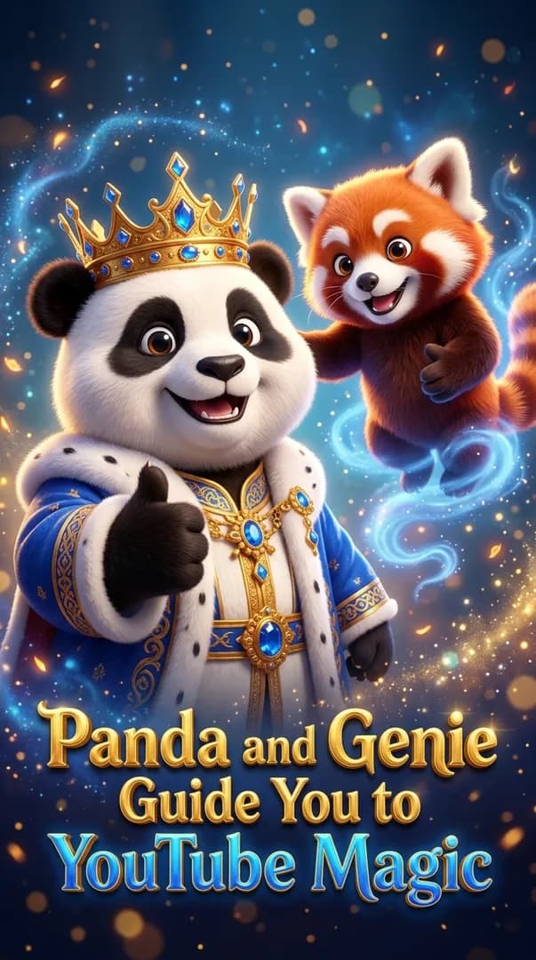 Panda and Genie Guide You to YouTube Magic