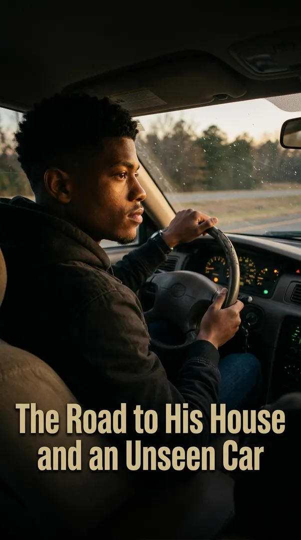 The Road to His House and an Unseen Car