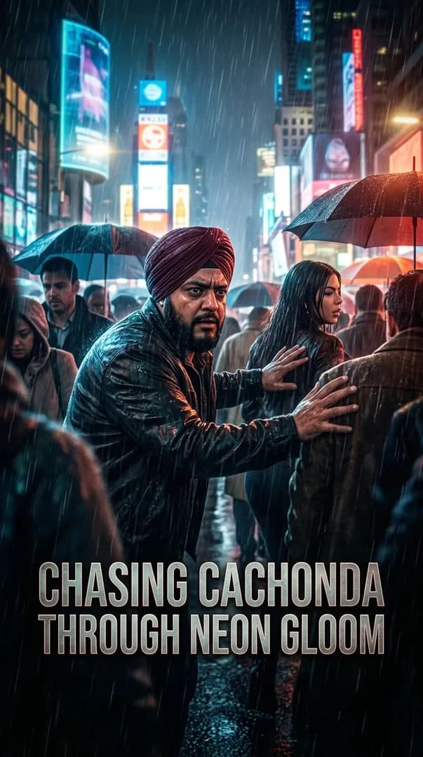 Chasing Cachonda Through Neon Gloom