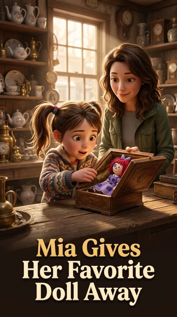 Mia Gives Her Favorite Doll Away