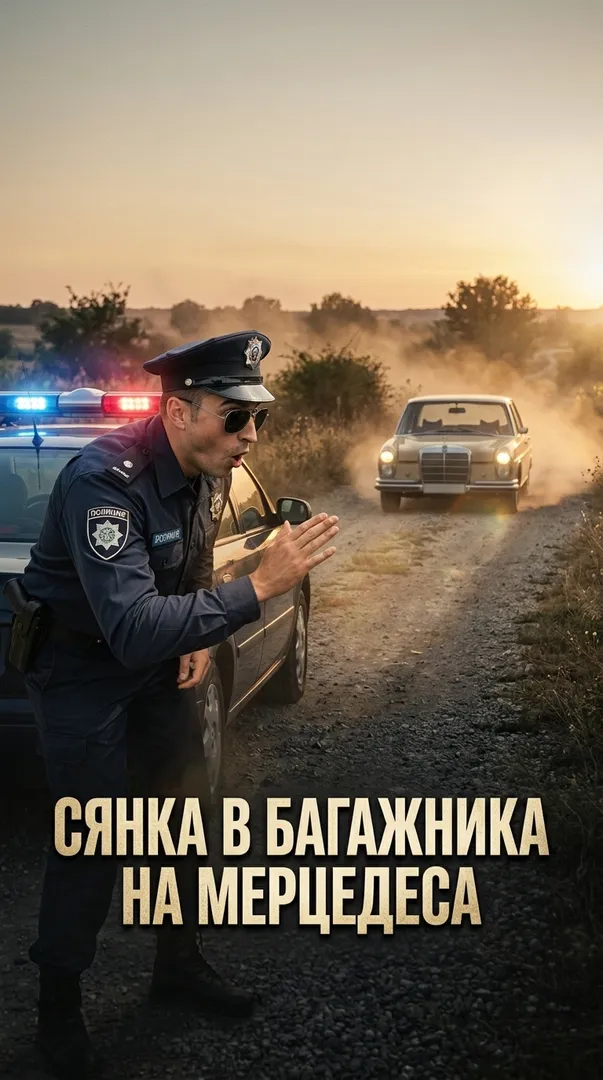 Сянка в багажника на Мерцедеса