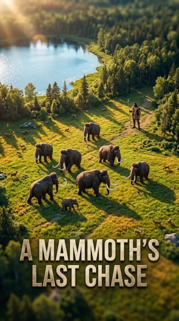 A Mammoth's Last Chase