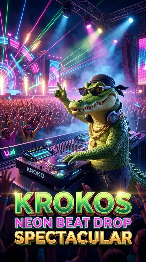 Krokos Neon Beat Drop Spectacular