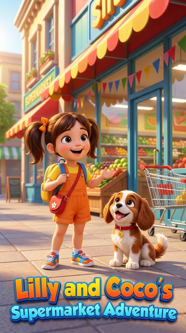 Lilly and Coco's Supermarket Adventure