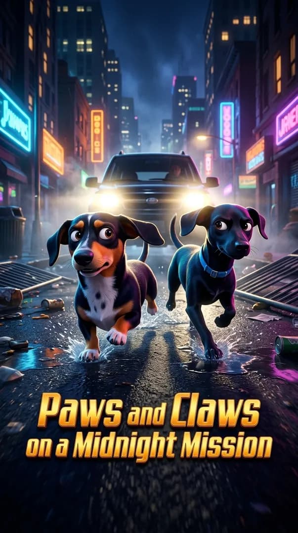 Paws and Claws on a Midnight Mission