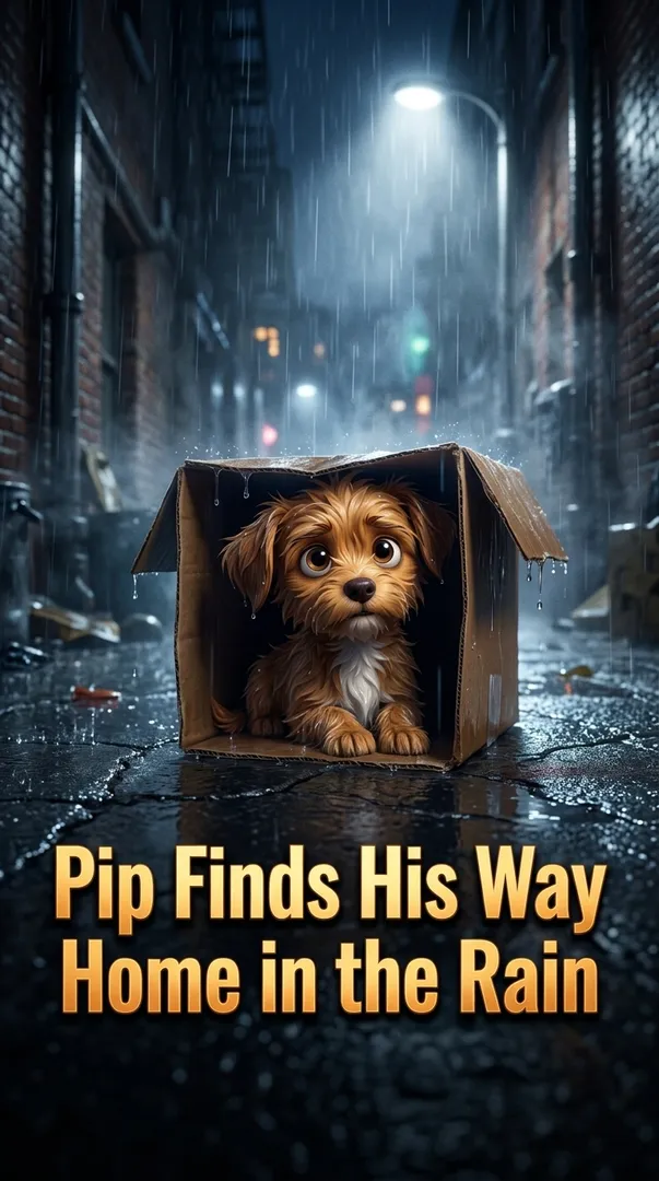 Pip Finds His Way Home in the Rain