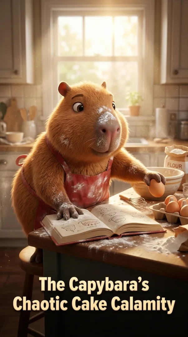 The Capybara's Chaotic Cake Calamity