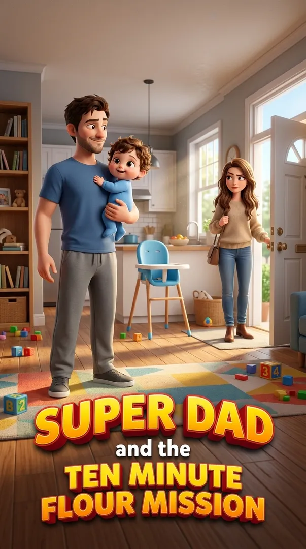 Super Dad and the Ten Minute Flour Mission