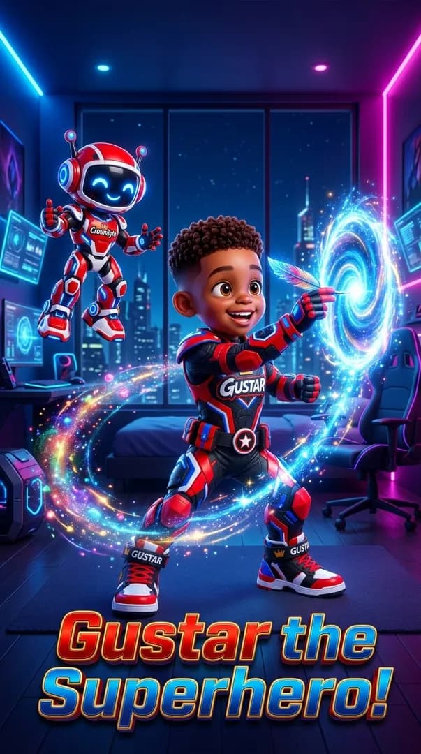 Gustar the Superhero!