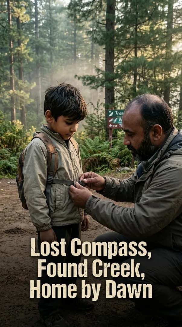 Lost Compass, Found Creek, Home by Dawn