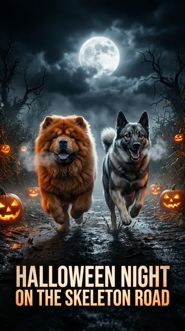 Halloween Night on the Skeleton Road